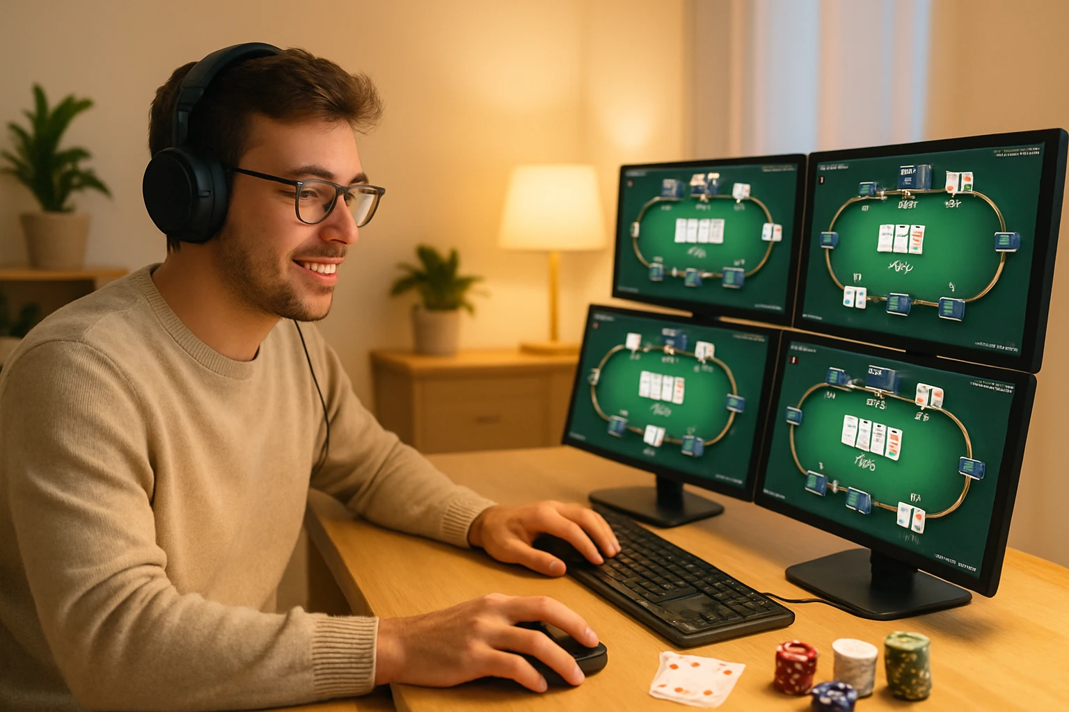 Learn About Playing on Multiple Poker Sites With This Multi-Tabling Poker Strategy Article.